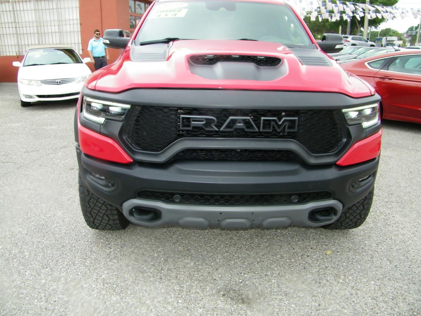 2022 Red /Black RAM 1500 TRX TRX Crew Cab SB 4WD (1C6SRFU90NN) with an 6.2L V8 OHV 16V engine, 8A transmission, located at 4000 Bee Ridge Road, Sarasota, FL, 34233, (941) 926-0300, 27.298664, -82.489151 - Photo#9